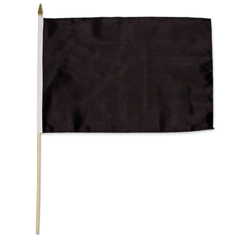 Black Color Flags Solid Black Flags