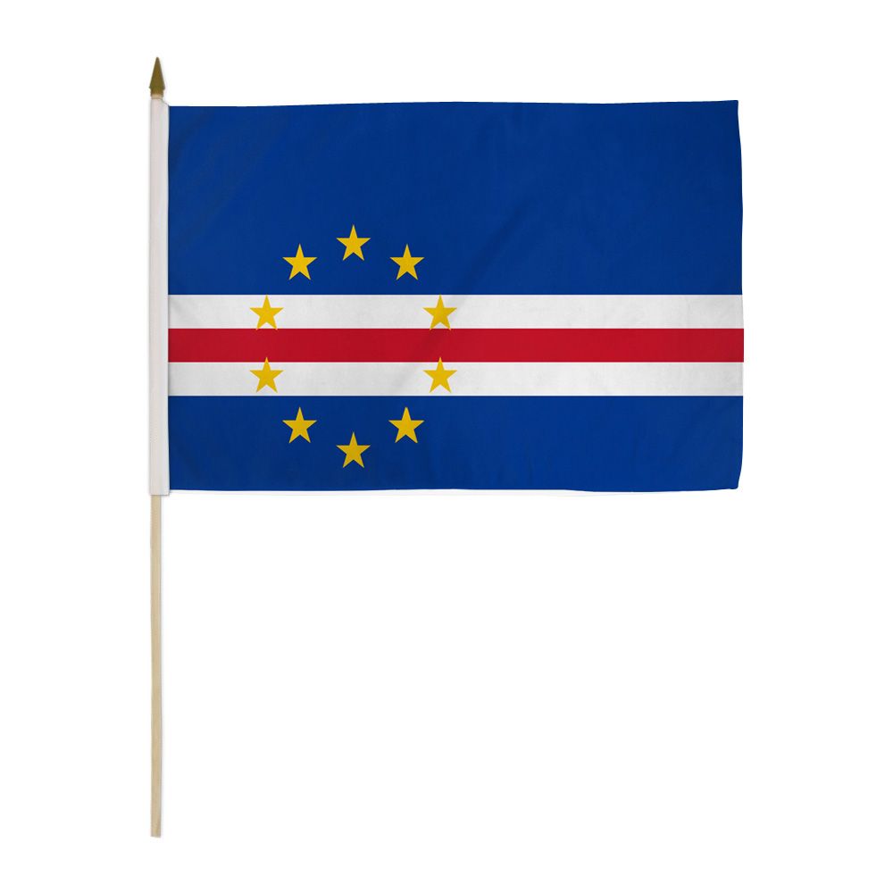 Overflod Mundtlig skotsk Cape Verde 12x18in Stick Flag | Flags Importer | International Hand Held  Flag