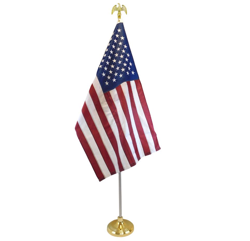 3x5 USA Flag Flagpole 10 ft Details about   10ft Aluminum Outdoor Flag Pole KIT Ground Spike 