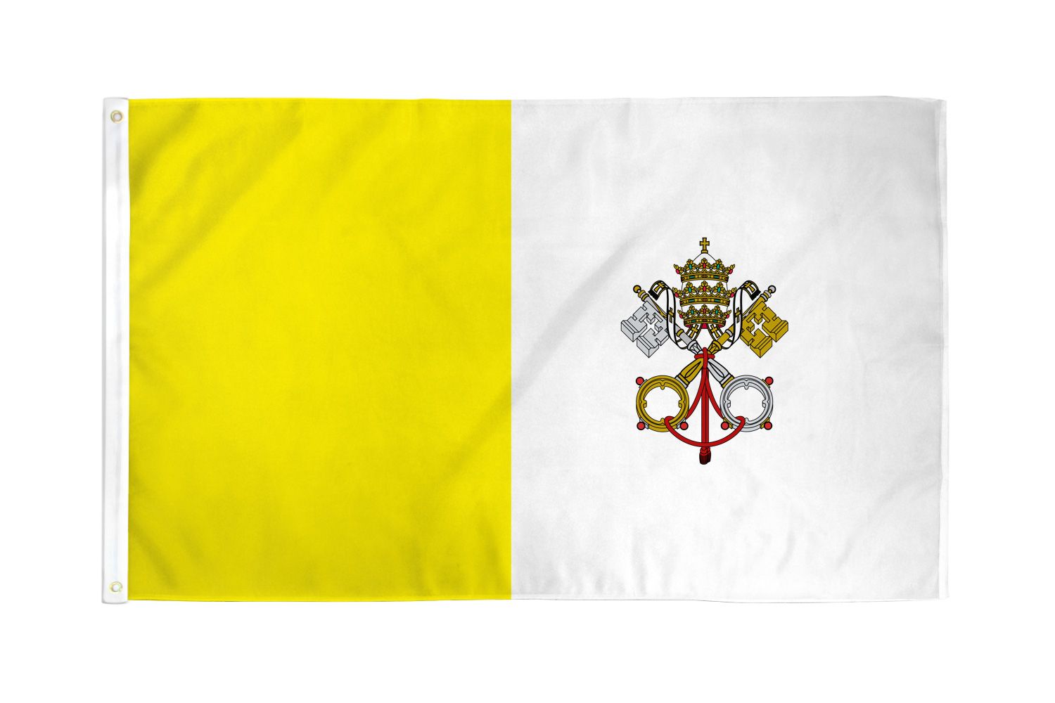3X5 VATICAN CITY FLAG POPE CATHOLIC PAPAL BANNER F409 