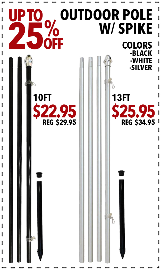 Up to 25% off 10ft & 13ft Poles