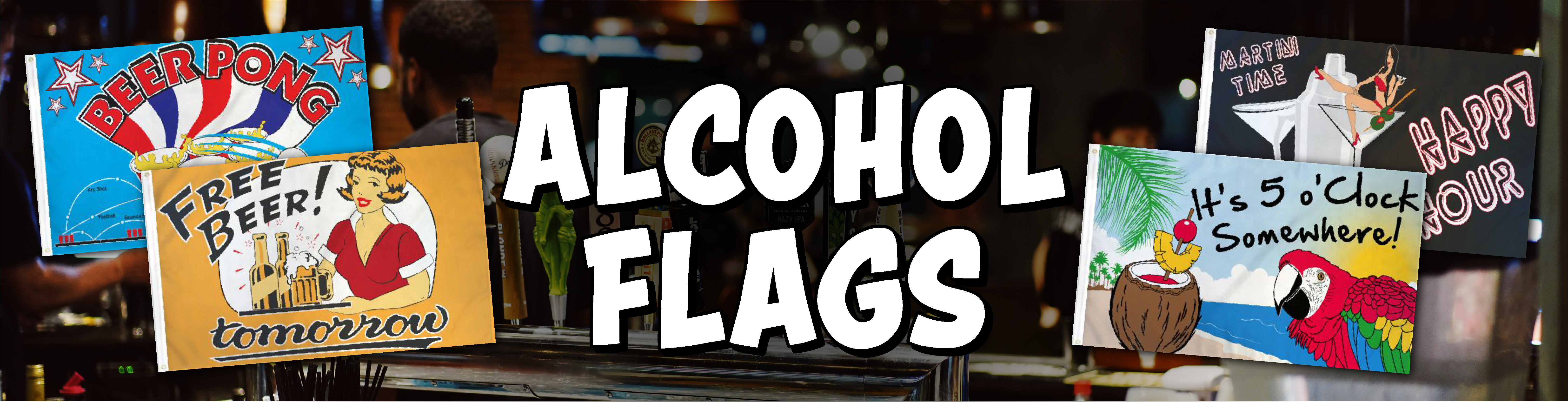 Beer & alcohol flags