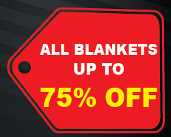 All Blankets up to 75% Off