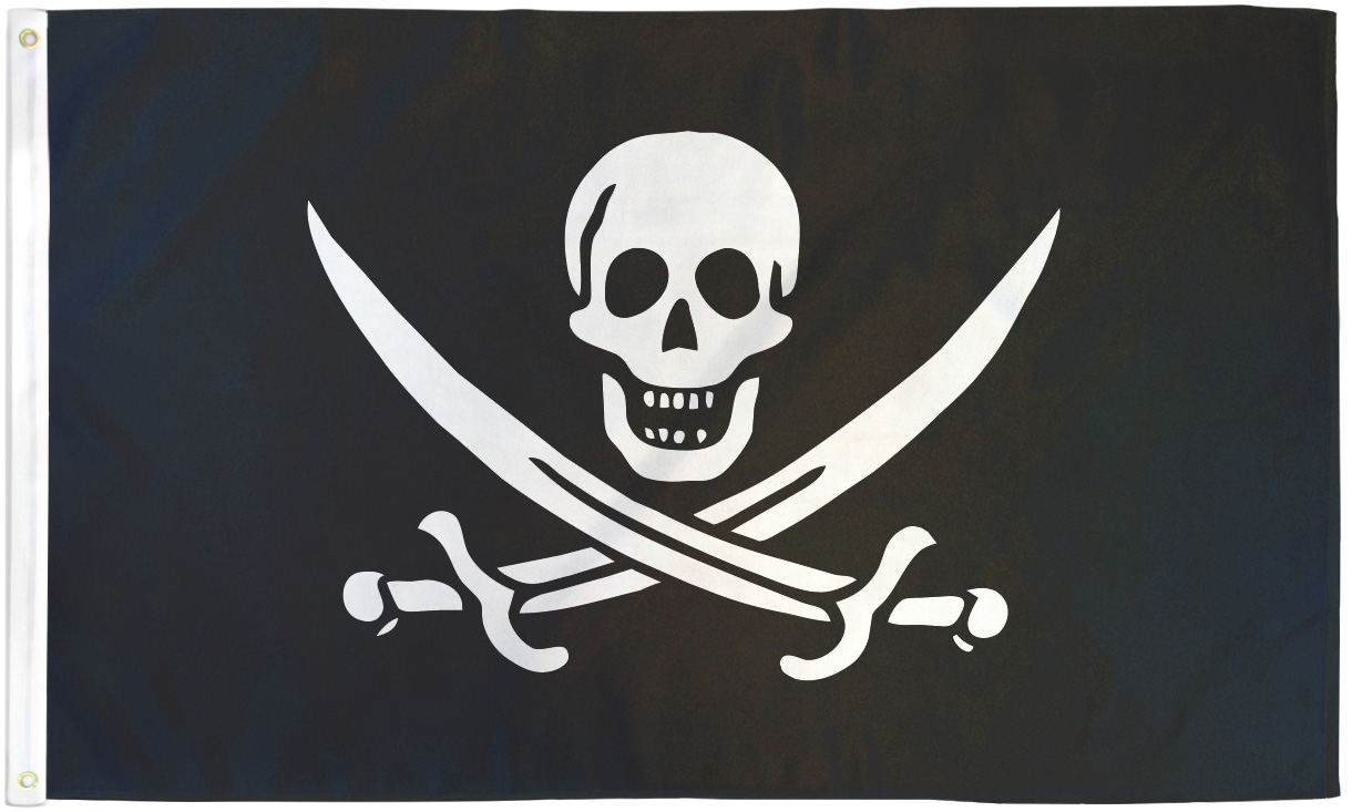 Jack Rackham 3x5ft Pirate Flag