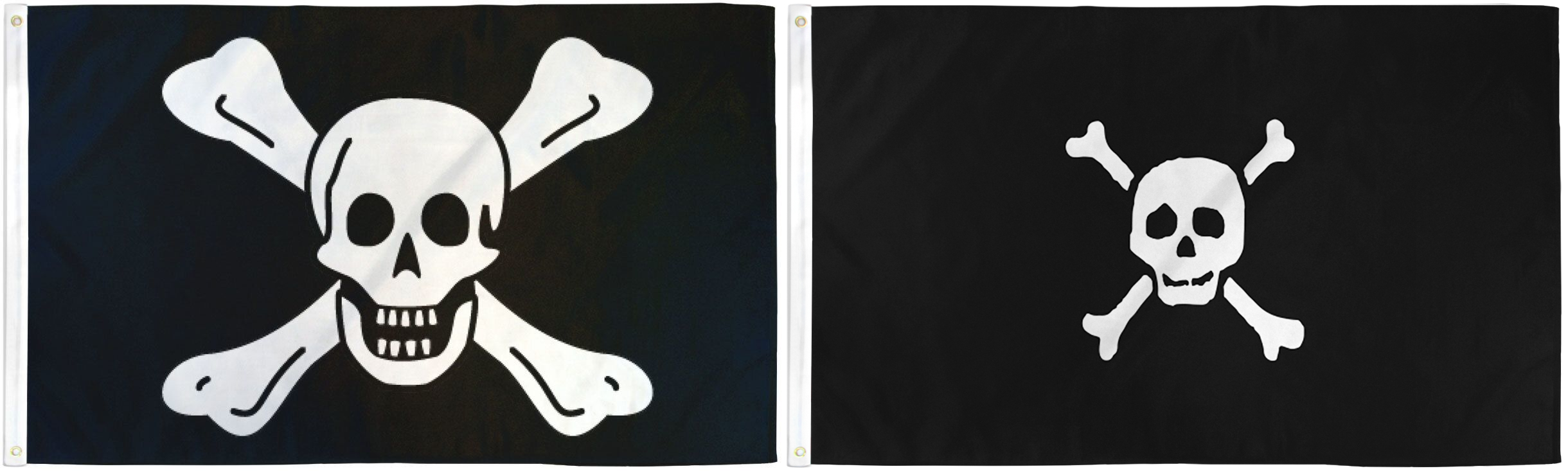 Richard Worley (Large Skull) 3x5ft Pirate Flag & Richard Worley (small skull) 3x5ft Pirate Flag
