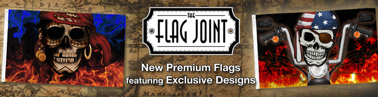 Premium flags featuring exclusive designs