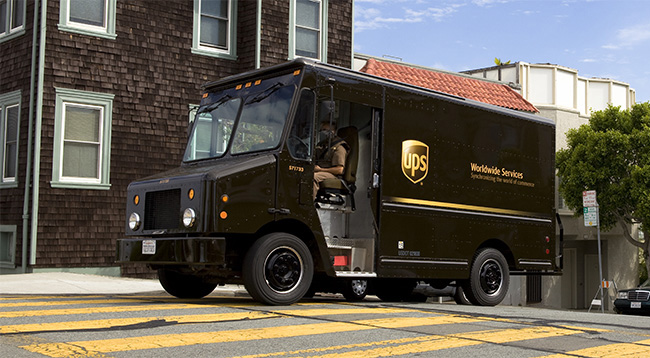 Most orders ship with UPS.
